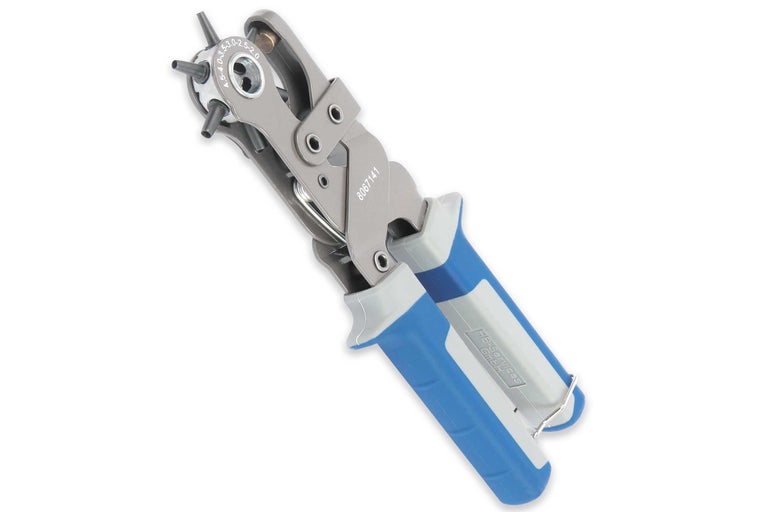 Revolverhåltång med blågrå handtag