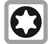 Torx skruvprofil