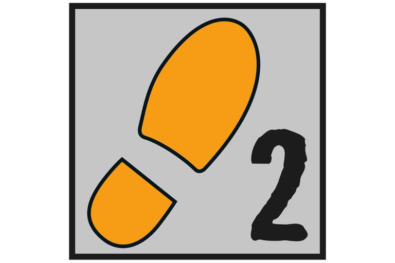 Symbol för halkskyddsklass R10