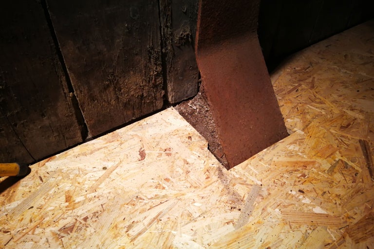 Trävägg med OSB-skiva