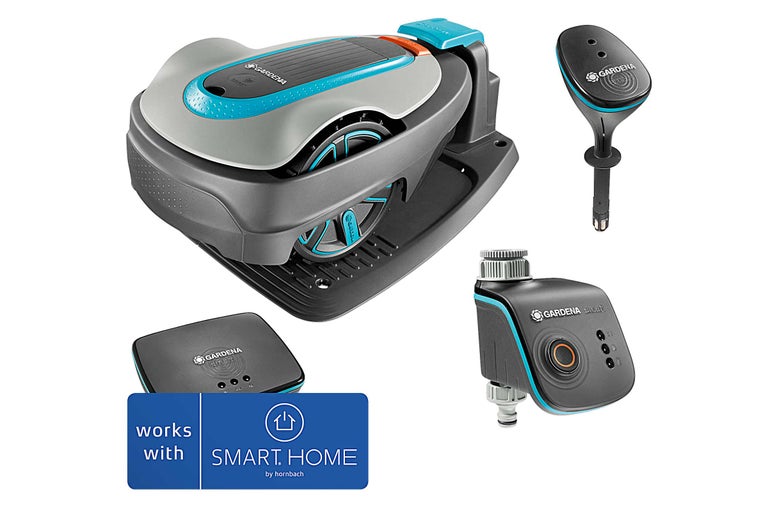 Gardena robotgräsklippare set med sensor, gateway och vattenstyrning