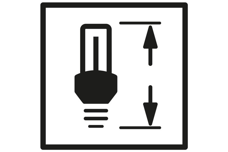 Symbol för installationsdjup
