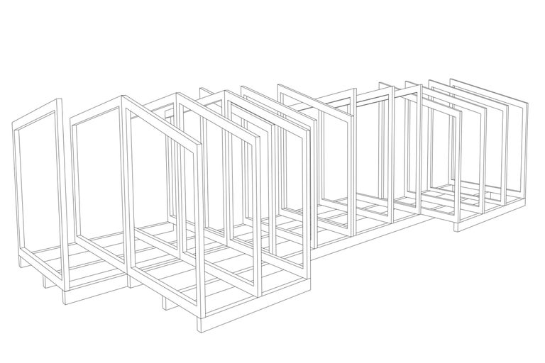 Illustration av ett hyllsystem