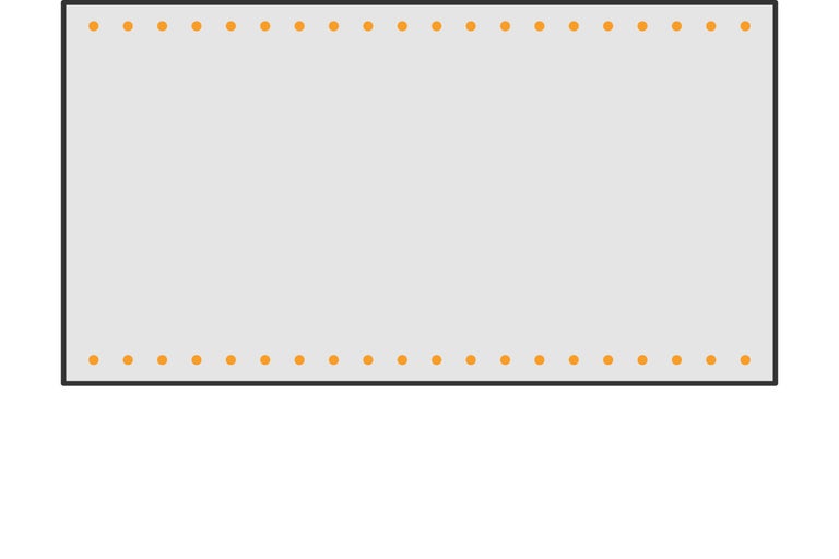 Illustration av en perforerad platta