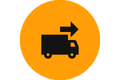 Frakt symbol: Transport med lastbil Frakt symbol: Transport med lastbil