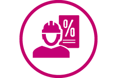 Hantverkar Rabatt Symbol