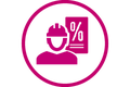 Hantverkar Rabatt Symbol Hantverkar Rabatt Symbol