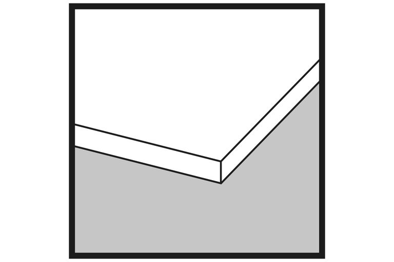 Symbol för isoleringsskiva