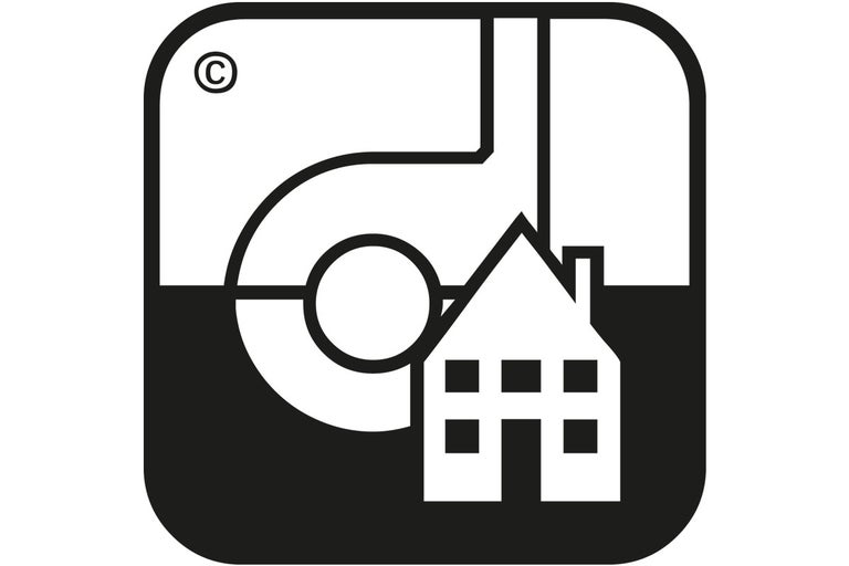 Symbol för husdränering
