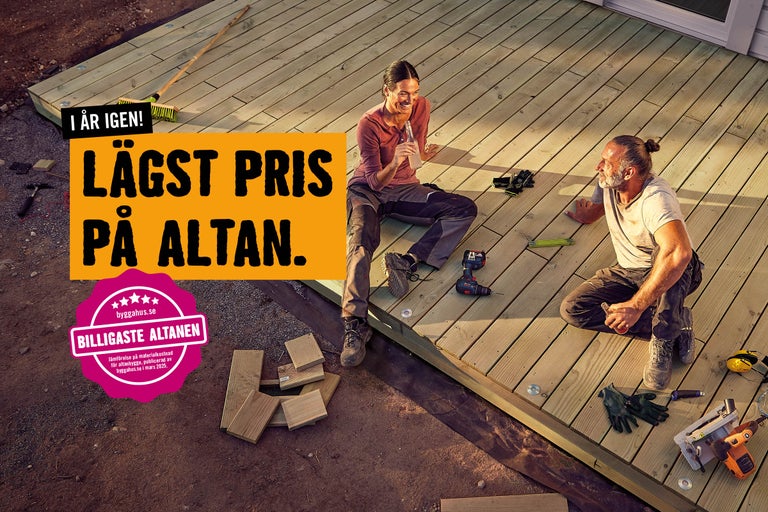 Lägst pris på altan – 2025