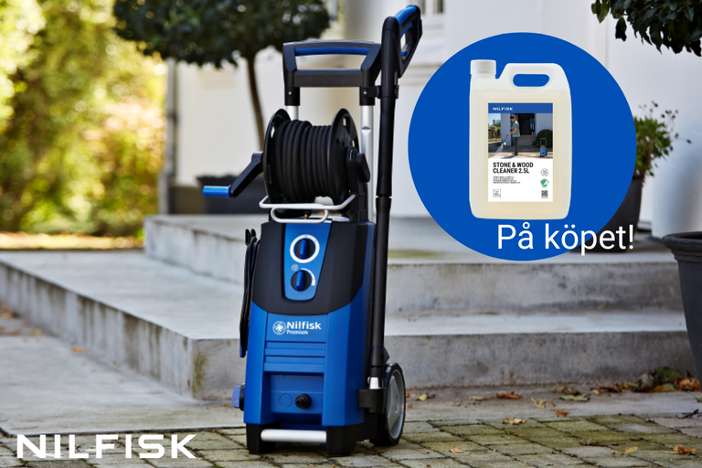 Nilfisk kampanj: Rengöringsmedel på köpet