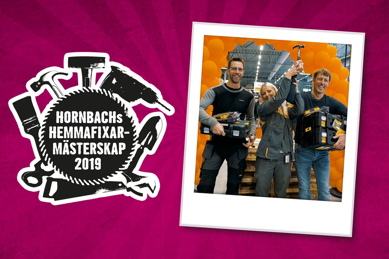 Foto av vinnarna av Hornbachs Heimwerker Mästerskap 2019