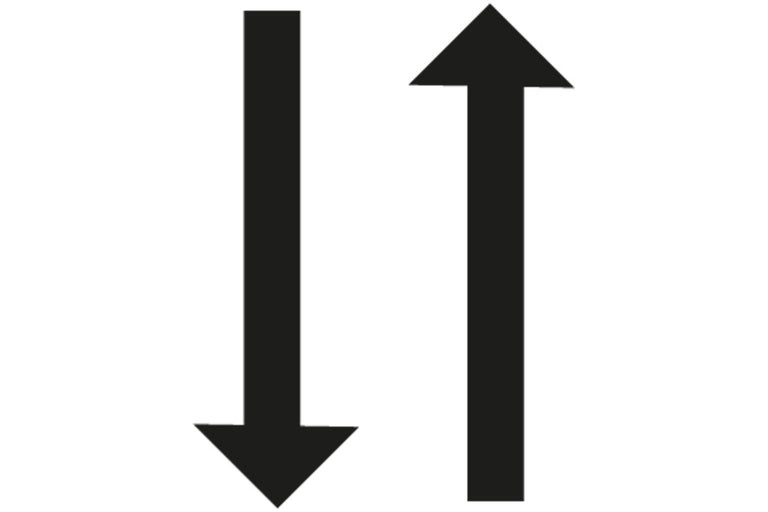 Symbol för två riktningar