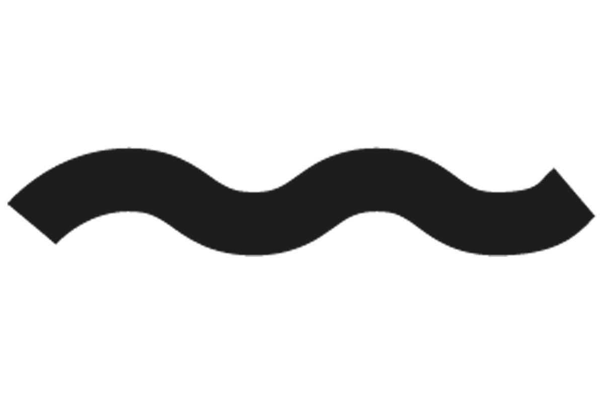 Symbol för våglinje