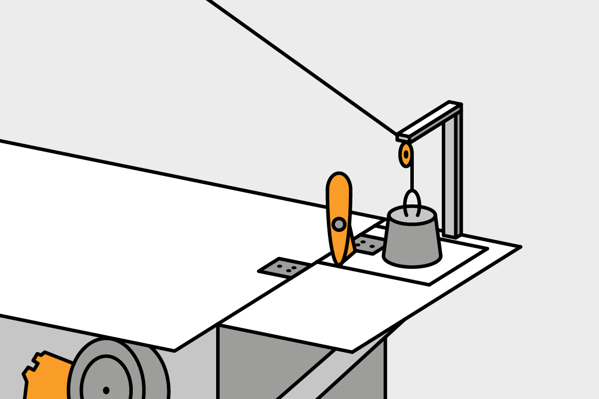Illustration av dragprovning