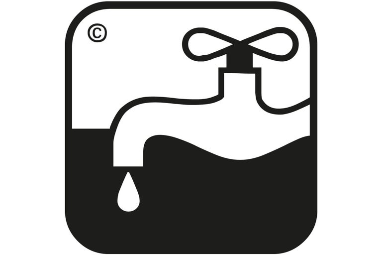 Symbol för vattenbesparing
