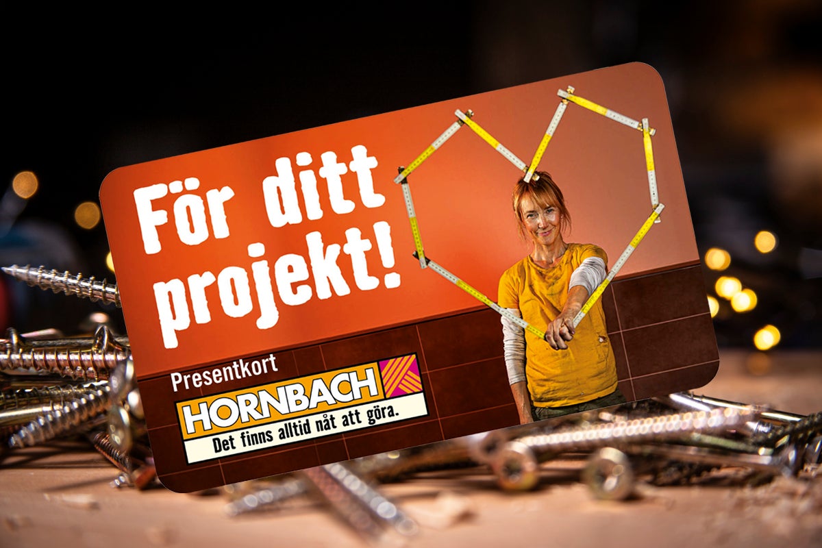 Hornbach presentkort för ditt projekt