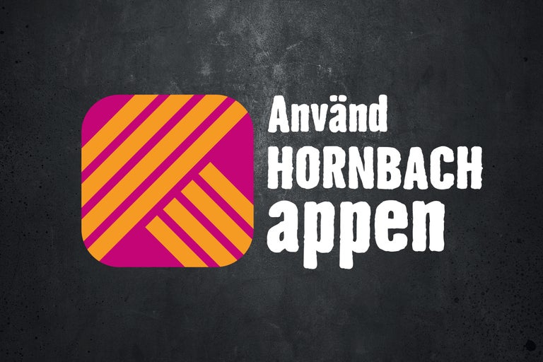 Använd Hornbach-appen