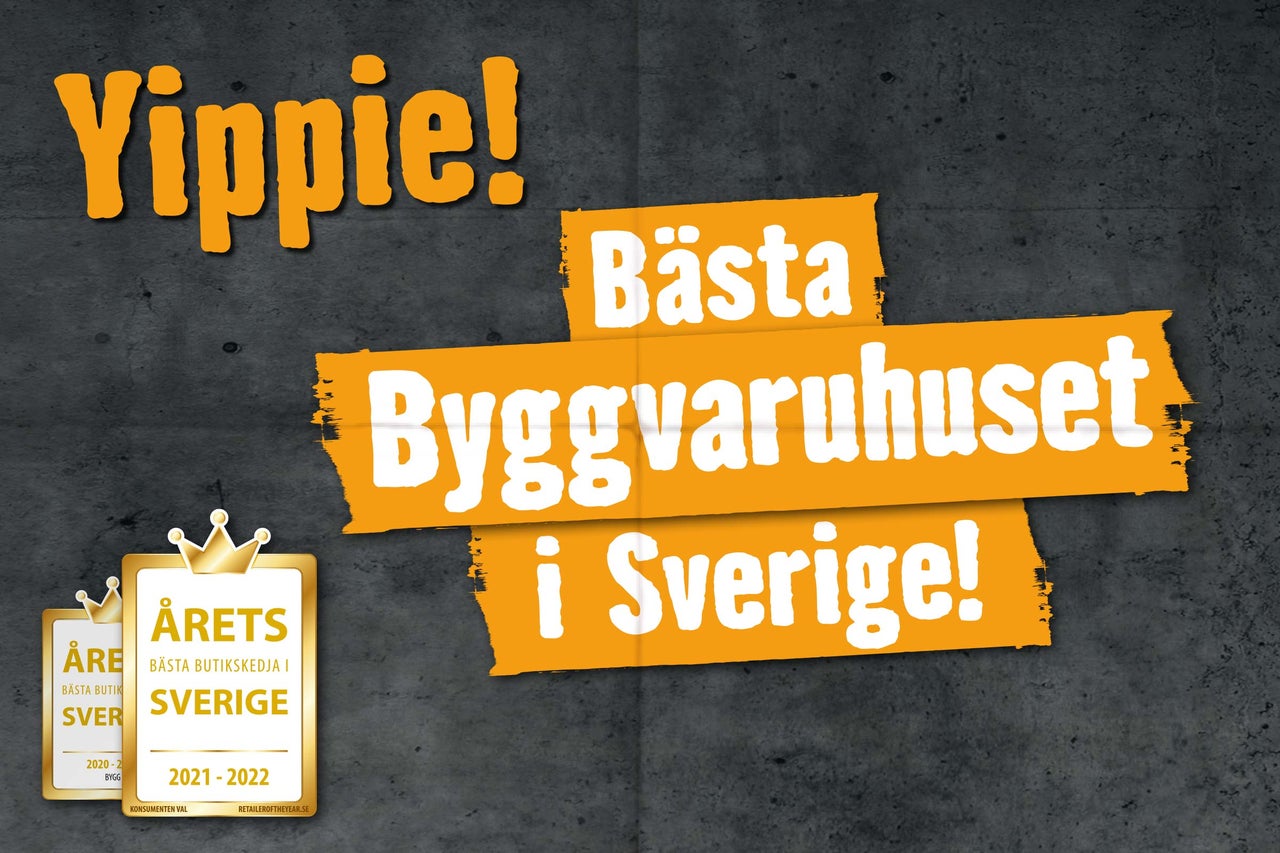 Utmärkelsen som bästa byggvaruhus i Sverige