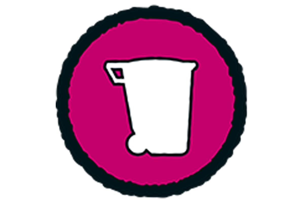 Symbol för avfallshantering