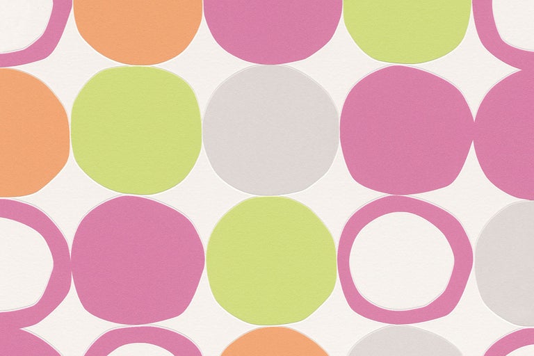 Tapet med cirkelmönster