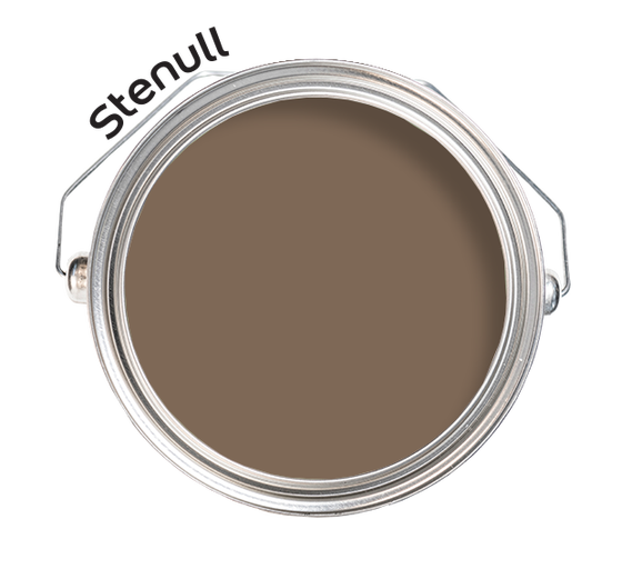 Färghink med brun färg