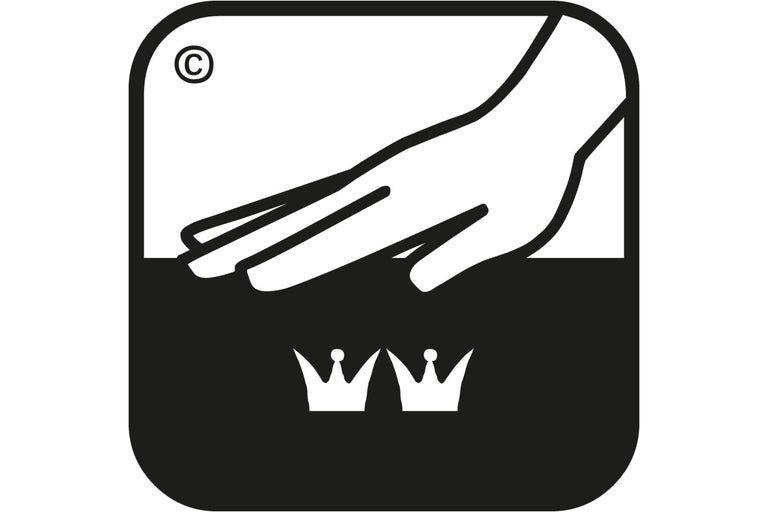 Symbol avtorkningsbar yta