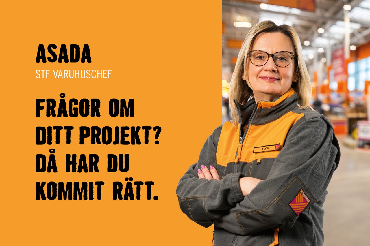 Hornbach Projekt: Medarbetarporträtt med textinformation