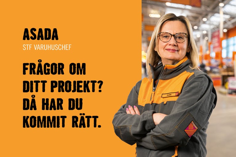 Hornbach Projekt: Medarbetarporträtt med textinformation