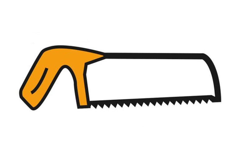 Symbol för handsåg