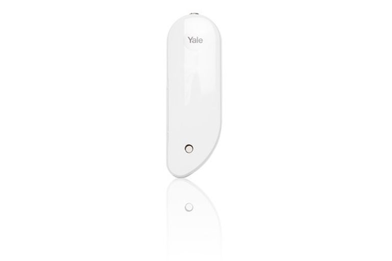 Yale-logotyp på en dörrsensor