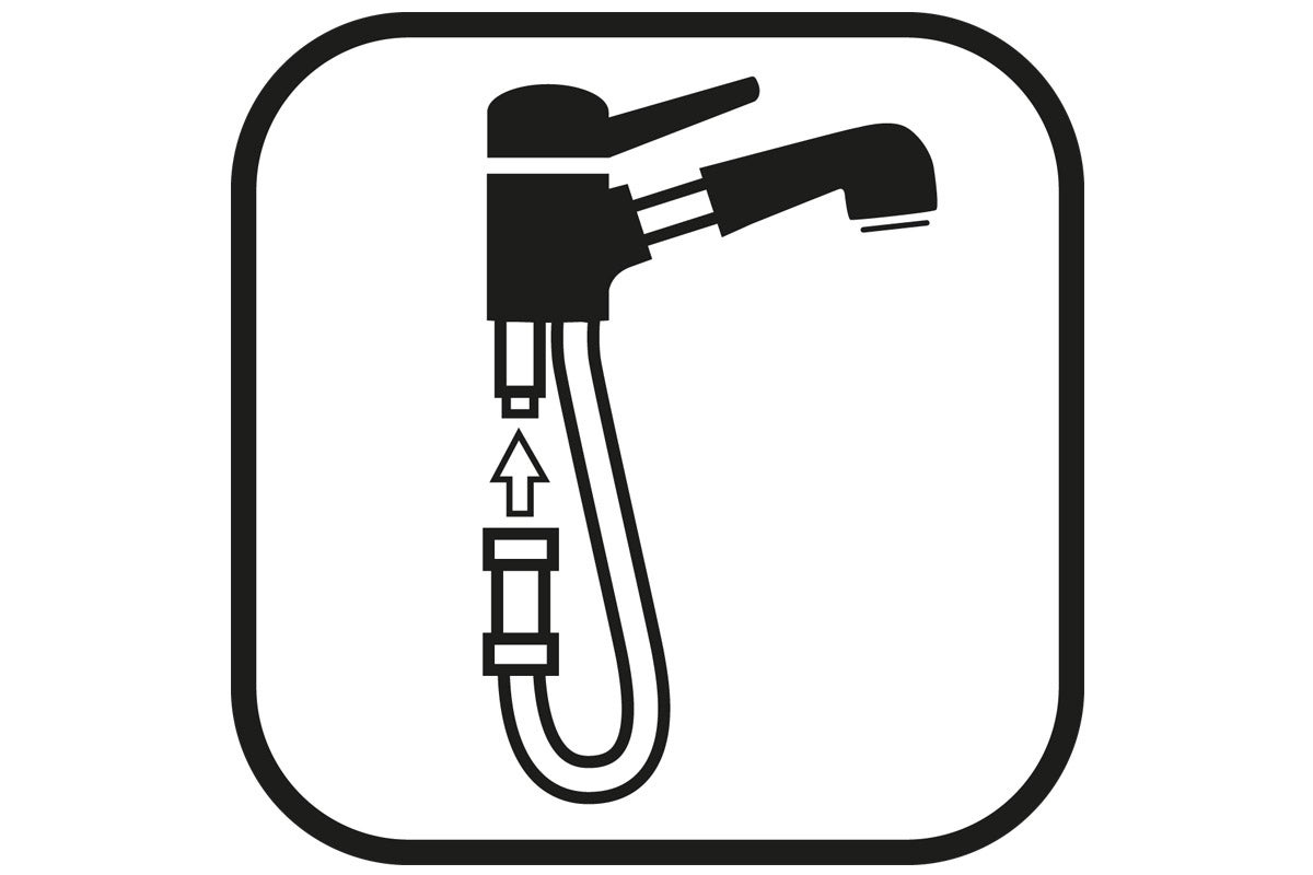 Symbol för installation av köksblandare