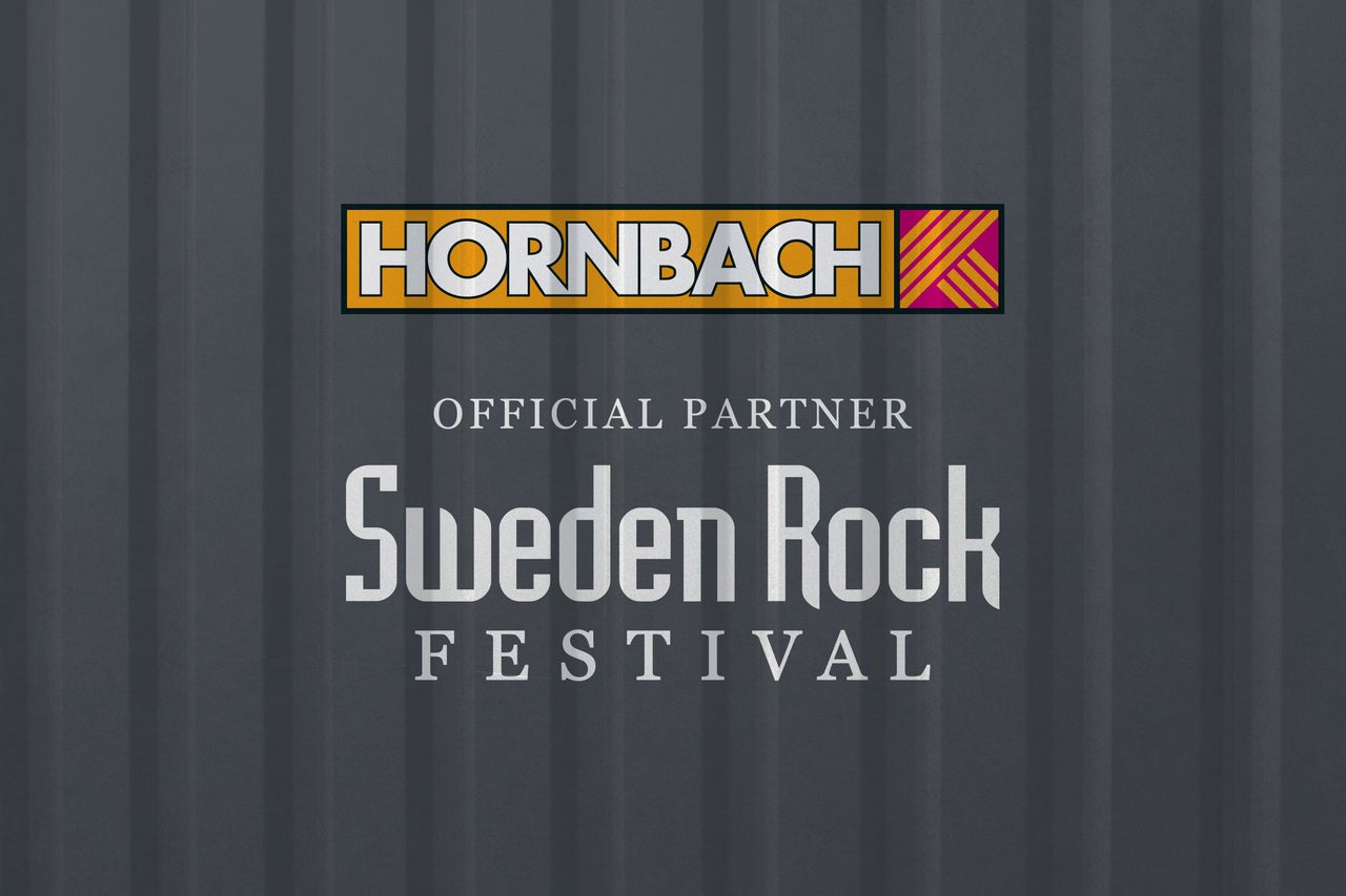 Hornbach Logo, officiell partner till Sweden Rock Festival.