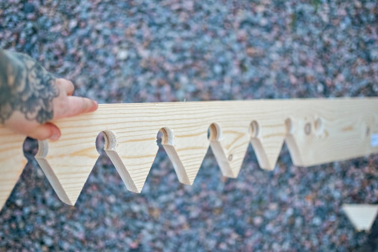 Trälist med kronform