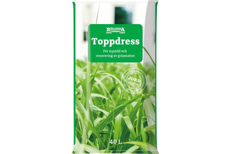 Rölunda Toppdress för gräsmatta, 40 liter säck