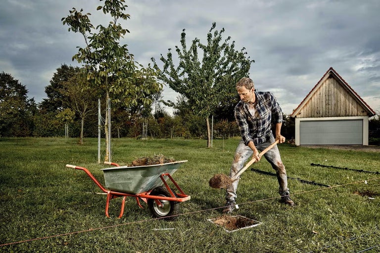 Så gjuter du plintar