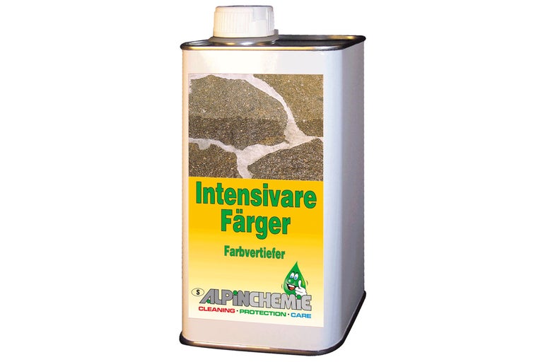 Burk med färgfördjupare för färgintensivering