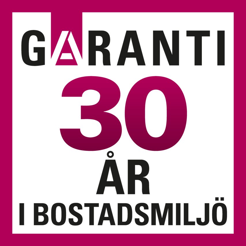 30 års garanti i bostadsmiljö