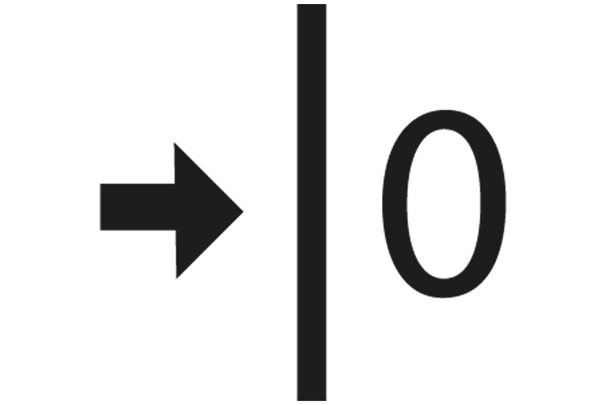 Symbol för nollgenomgång
