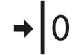 Symbol för nollgenomgång