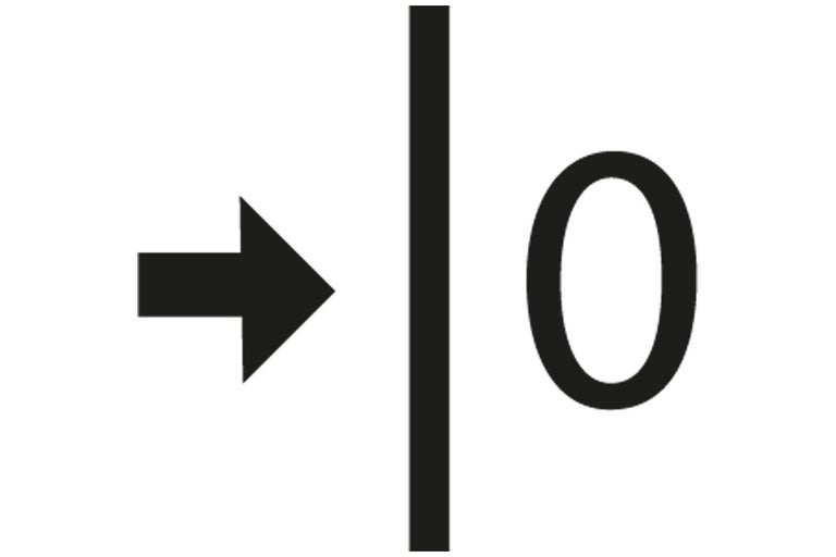 Symbol för nollgenomgång