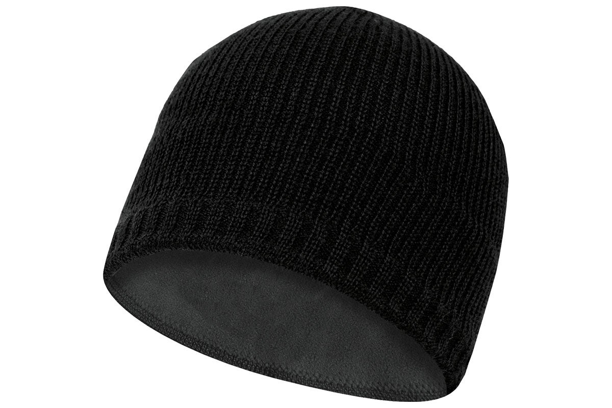 Stickad mössa av tyg