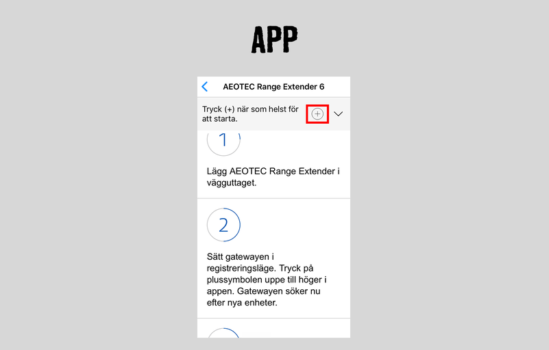 Appvy för AEOTEC Range Extender 6