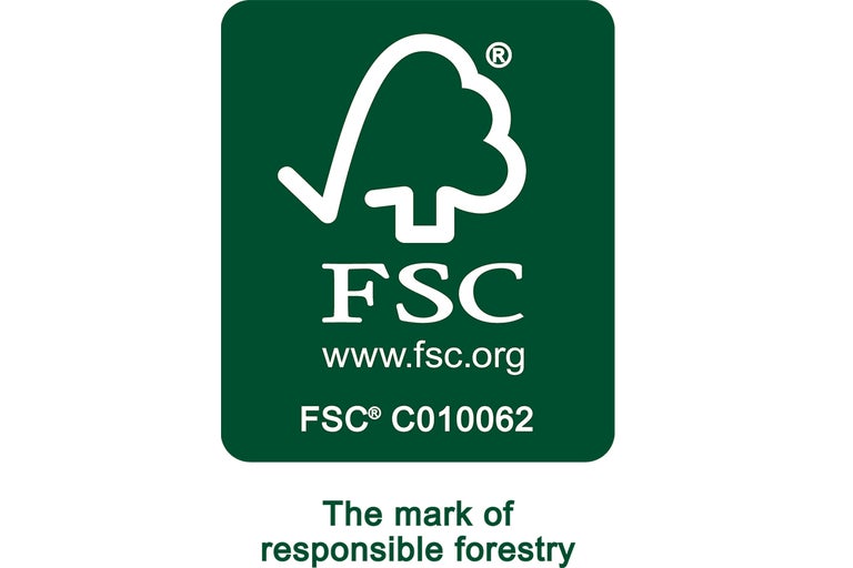 FSC märke för ansvarsfullt skogsbruk