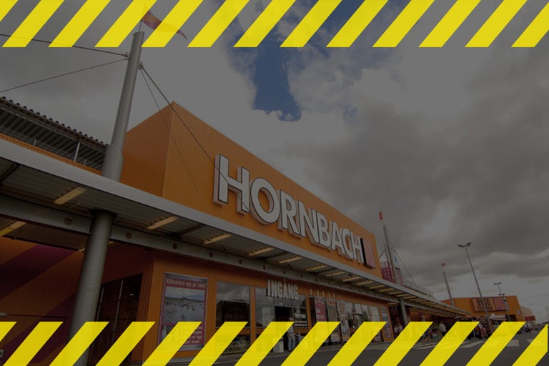 Hornbach byggmarknadsfasad