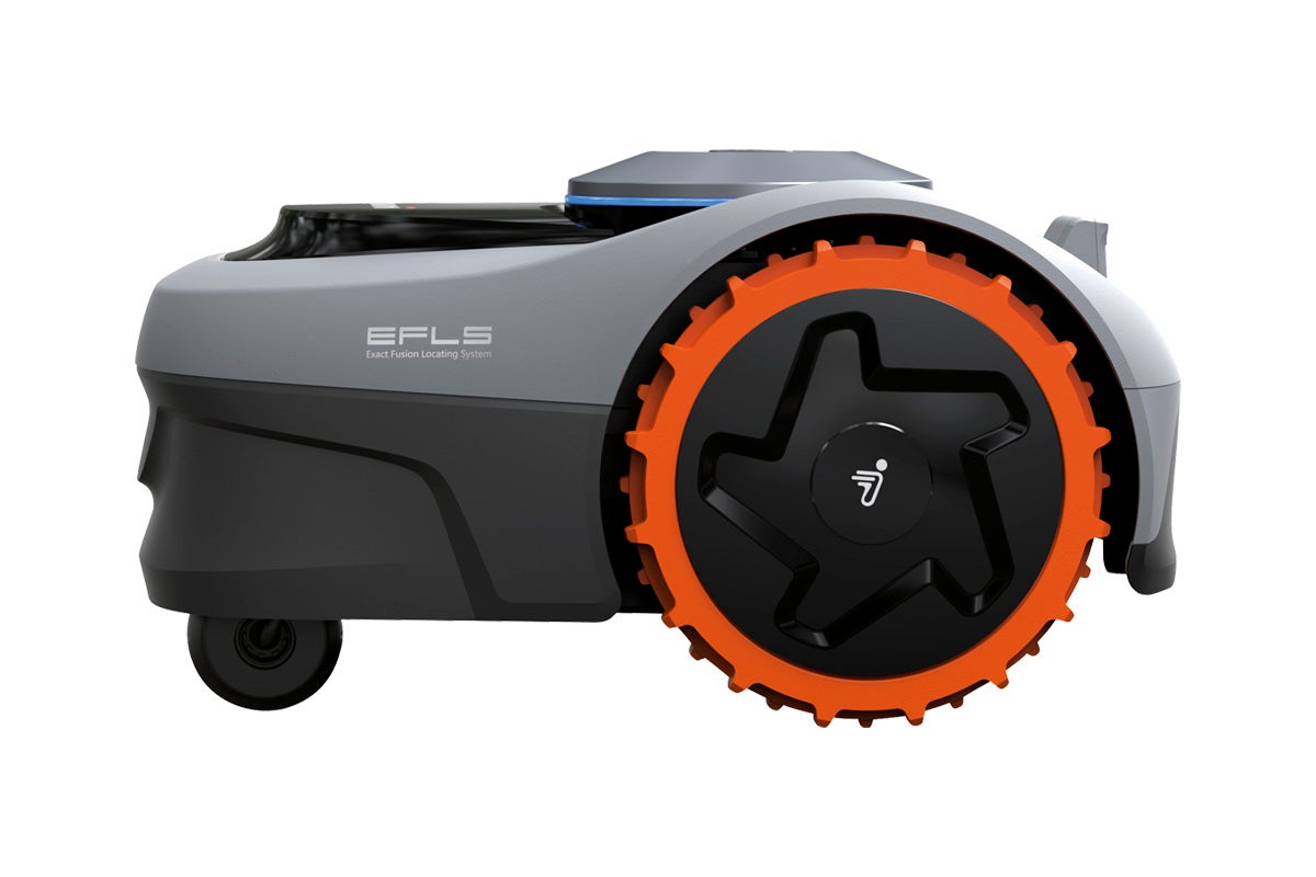 Robotgräsklippare med Exact Fusion Locating System