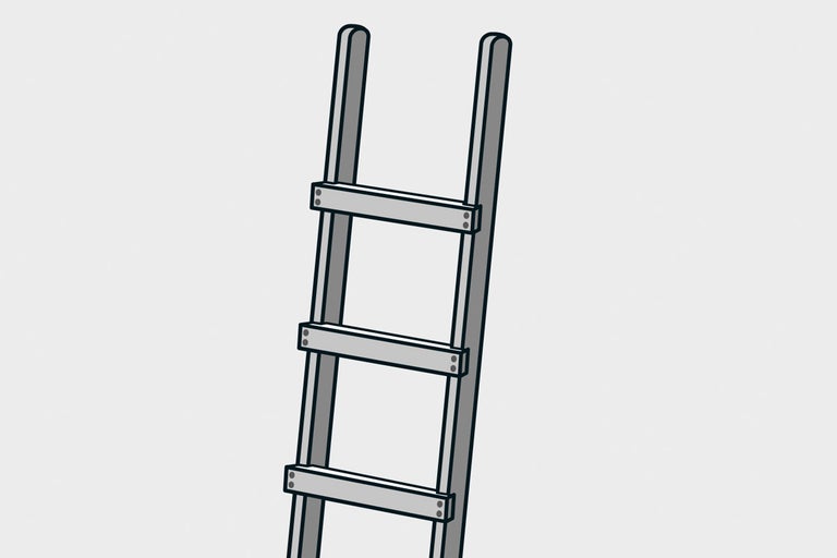 Stege med stegpinnar