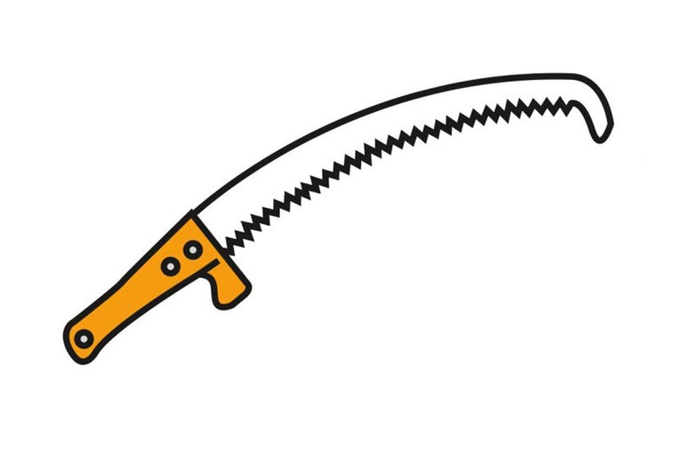 Grensåg med handtag