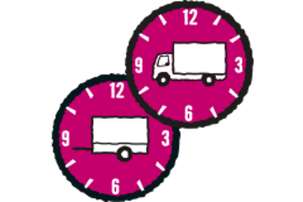 Symbol för leverans