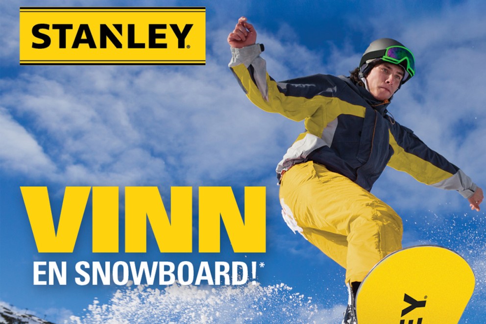AVSLUTAD Tävla med STANLEY om chansen att vinna en snowboard